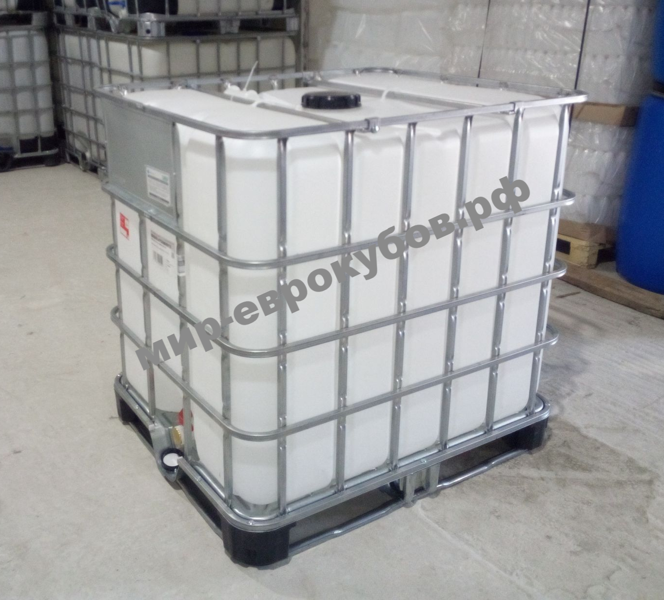 Еврокуб новый Greif, деревянный поддон